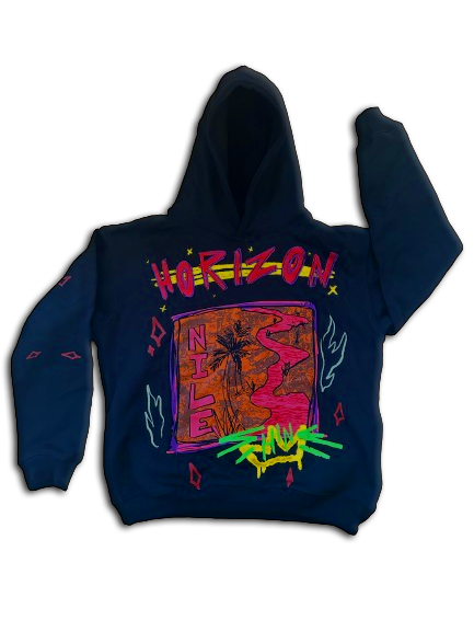 Nile Black Hoodie